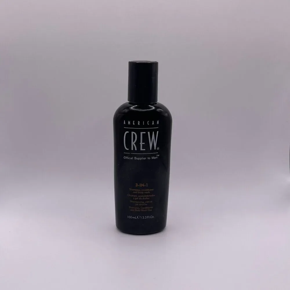 American Crew Men's 3-In-1 Travel Size Shampoo Conditioner Body Wash 2 PCS. Set